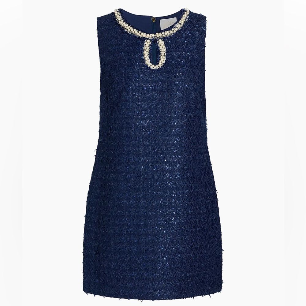 Lilly Pulitzer Ronan Metallic Tweed Romper Size 4